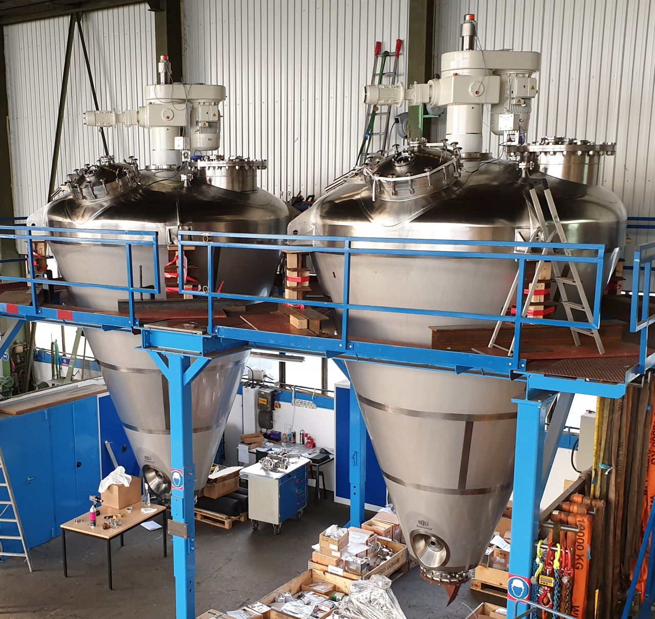 Used Machine Conical Screw Mixer year 2019